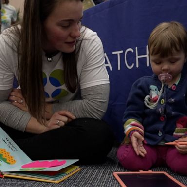 VIDEO: Woman meets two-year-old she saved with bone marrow donation in an emotional embrace