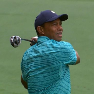 VIDEO: Tiger Woods makes comeback attempt after devastating car crash 