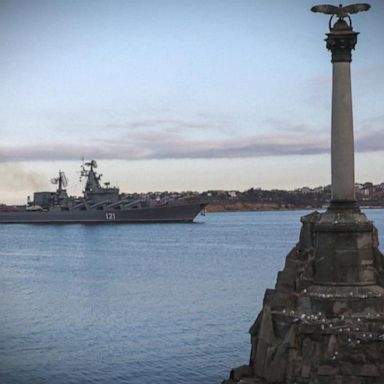 VIDEO: Ukraine claims it badly damaged Russian flagship in Black Sea