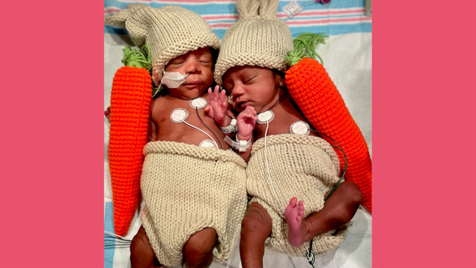 VIDEO: Newborns hop into Easter with adorable bunny outfits