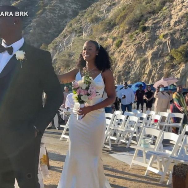 Bride goes viral for $47 wedding dress, tying the knot on a $500 budget -  Good Morning America