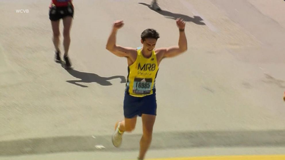 Henry Richard Crosses Boston Marathon Finish Line In Honor Of