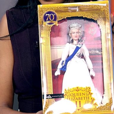 VIDEO: Queen Elizabeth enters Barbie world in honor of her 70 years on the throne