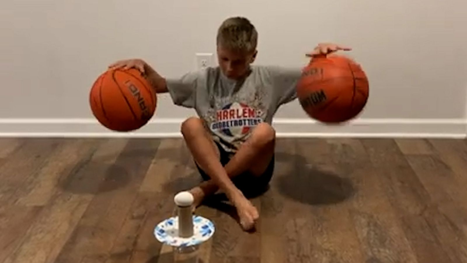 VIDEO: 8-year-old basketball fan impresses us all with his egg-themed science challenge