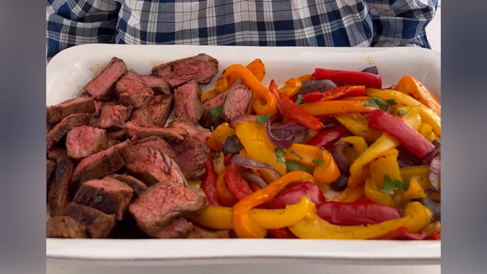 VIDEO: Brunch With Babs shows a one sheet fajita recipe ready for summer