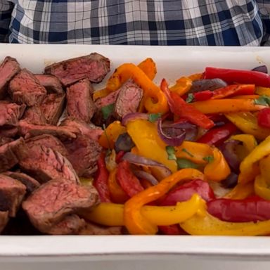 VIDEO: Brunch With Babs shows a one sheet fajita recipe ready for summer 