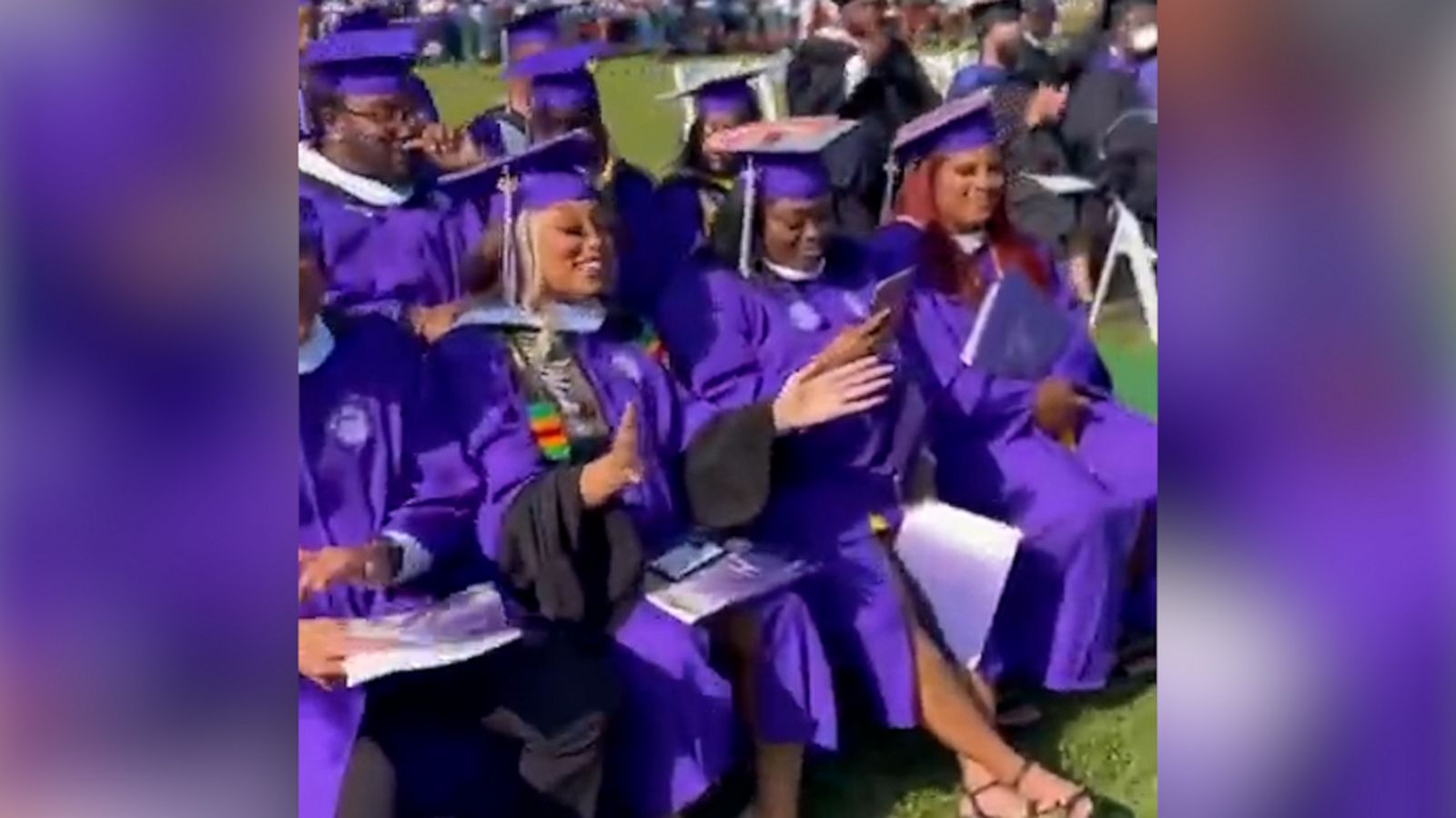 VIDEO: ‘You do not owe the college a penny!’ Graduates react when donor clears student debts