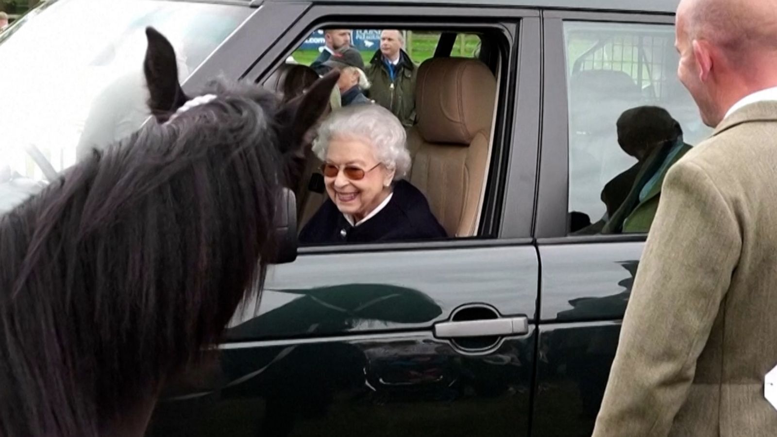 VIDEO: Queen Elizabeth makes 1st public appearance in weeks at horse show