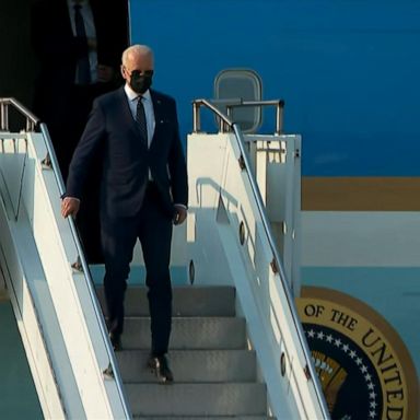 VIDEO: Biden heads on 1st trip to Asia