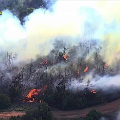 VIDEO: Heat fuels critical fire danger from California to Texas