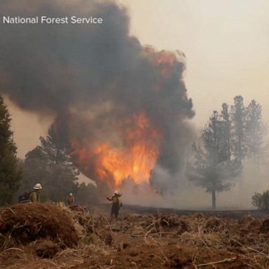 VIDEO: Fire danger out West as record-setting heat worsens drought conditions