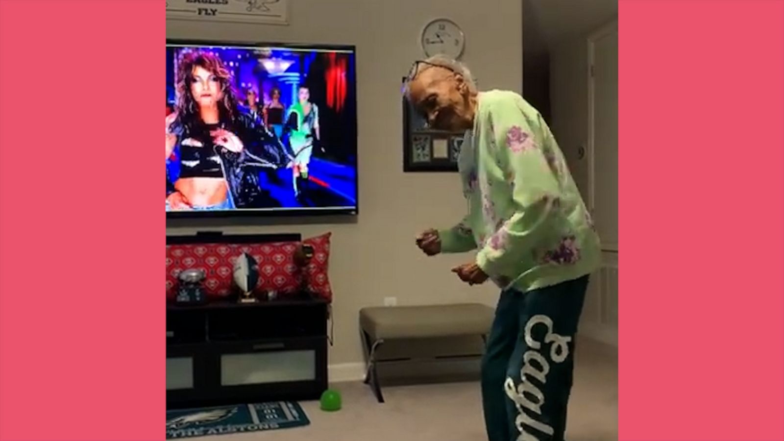 VIDEO: Watch this 88-year-old Janet Jackson fan get down to her hit song 'All for You'