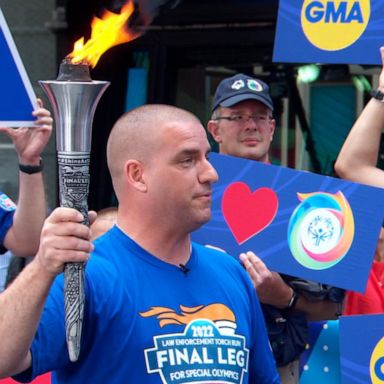 VIDEO: Special Olympics torch run stops by Times Square