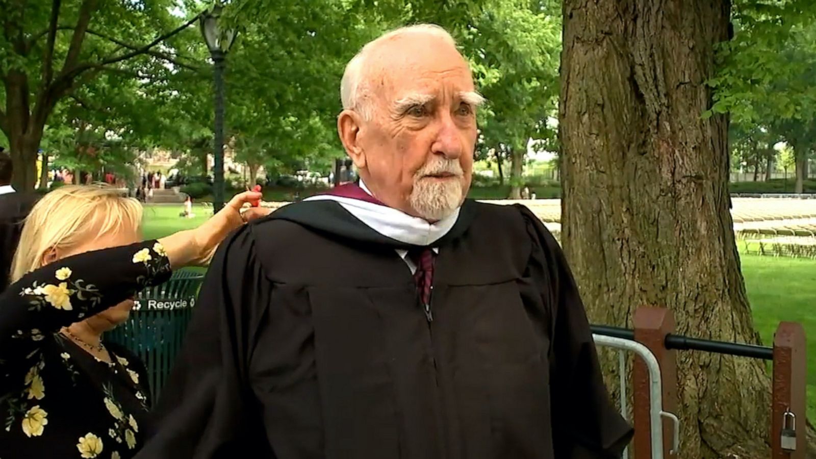 VIDEO: Veteran graduates college at 88 years old