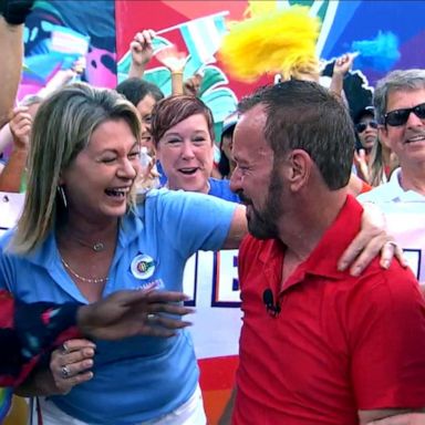 VIDEO: Kicking off Pride Month with a surprise for LGBTQ hero in Florida