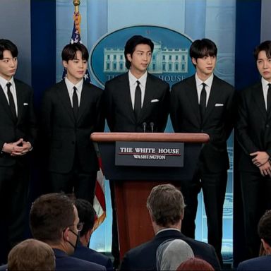 VIDEO: BTS joins White House briefing