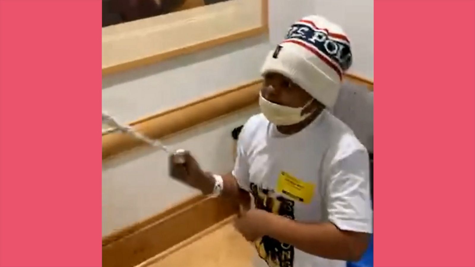 VIDEO: Boy celebrates being cancer free by ringing hospital bell as staff cheers him on