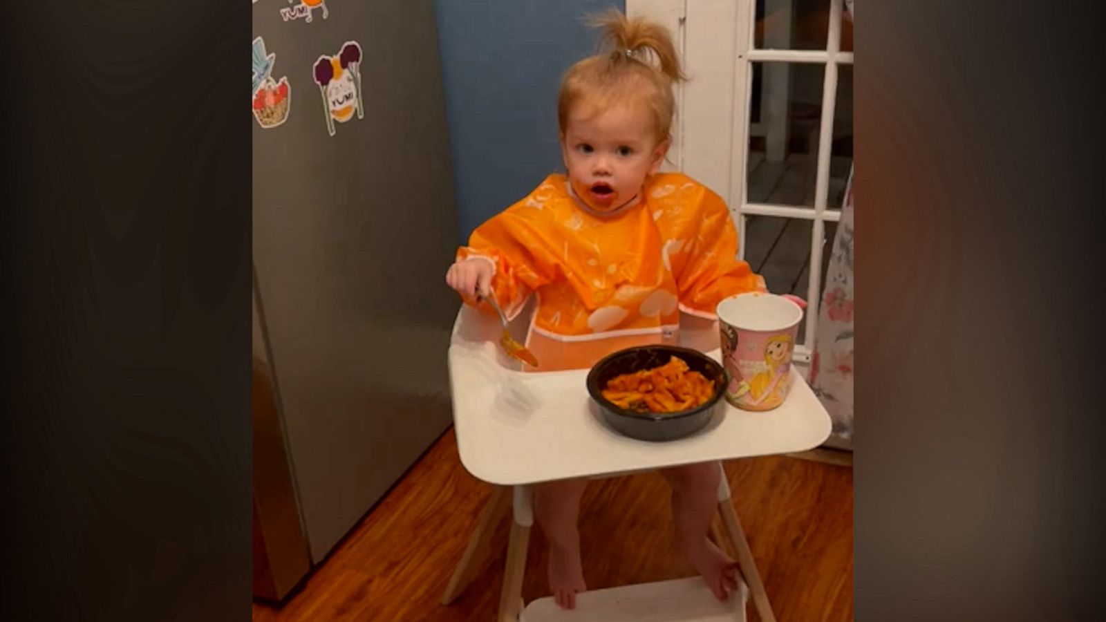 VIDEO: Baby has hilarious reaction after dad swaps her food