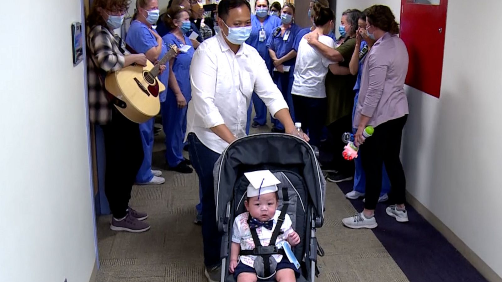 VIDEO: Baby nicknamed 'Mayor of the NICU' released from hospital after 11 months