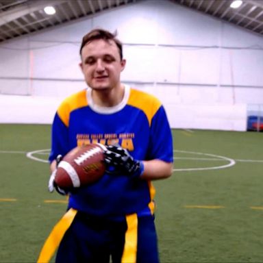 VIDEO: Special Olympics athlete Ryan Gronowski takes the big stage