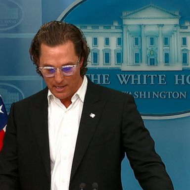 VIDEO: Matthew McConaughey gives emotional speech about Uvalde at White House