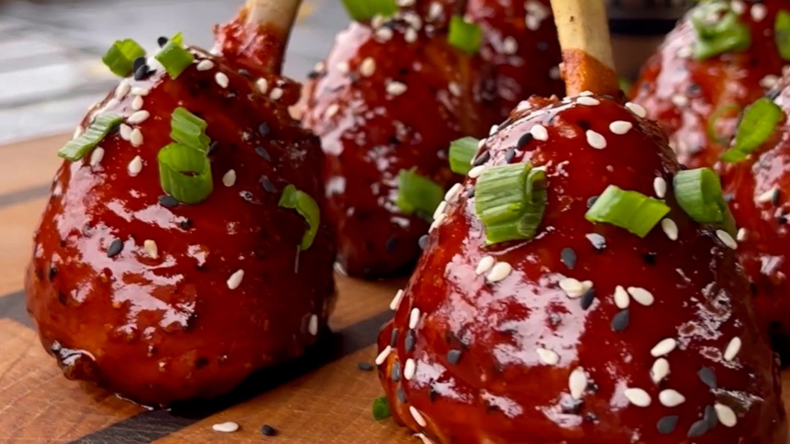 VIDEO: These chicken lollipops will bring some sweet spice to your next barbecue