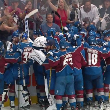 VIDEO: Colorado Avalanche win Game 1 of Stanley Cup Finals in OT