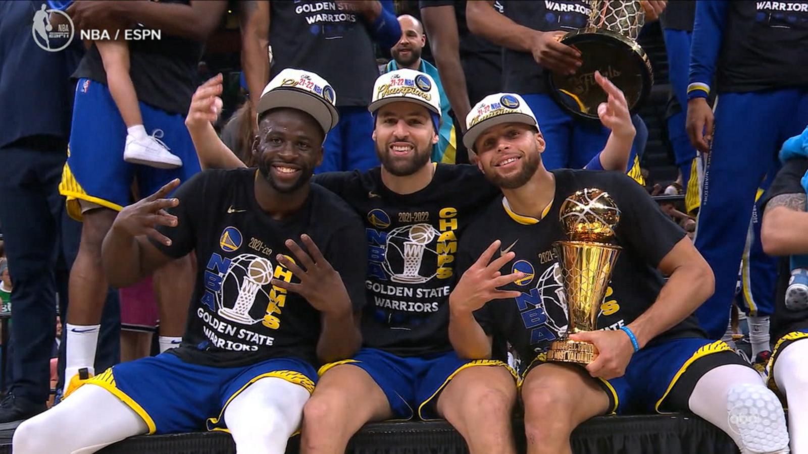 GMA Sports on Twitter: GOLD BLOODED! 🏆 The Golden State Warriors are your  2021-22 NBA Champions! #NBAFinals #DubNation Visit   for other updates.  / X