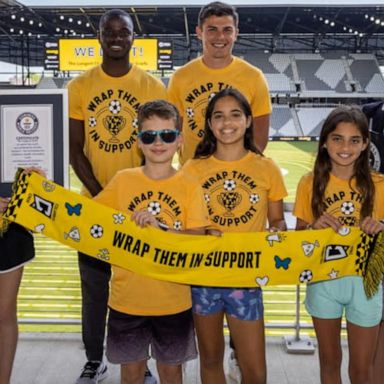 VIDEO: Soccer team raises awareness for children’s mental health