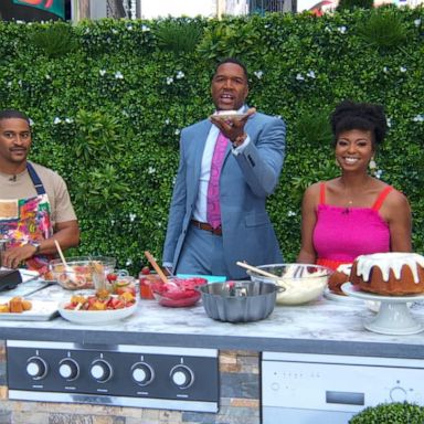 PHOTO: VIDEO: 'GMA' hosts Juneteenth cookout in Times Square