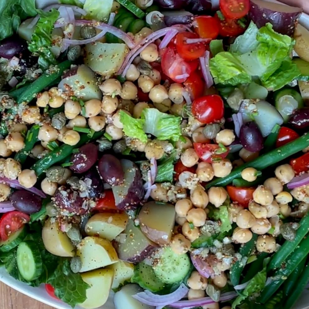 VIDEO: Vegans and non-vegans alike will love this chickpea salad niçoise