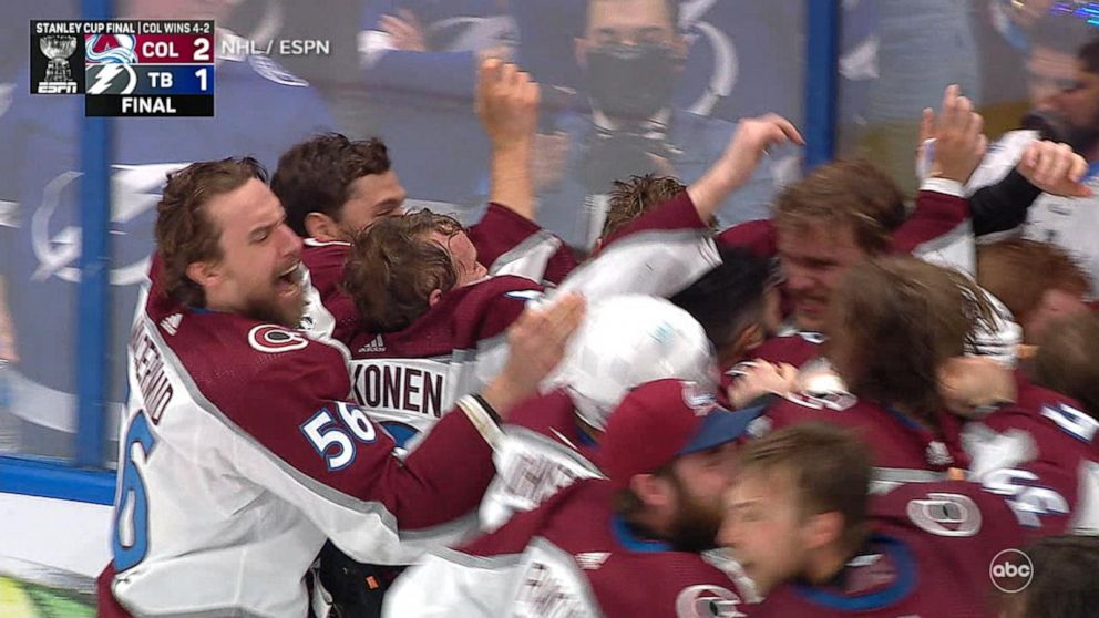 Video Colorado Avalanche Win Stanley Cup Abc News 