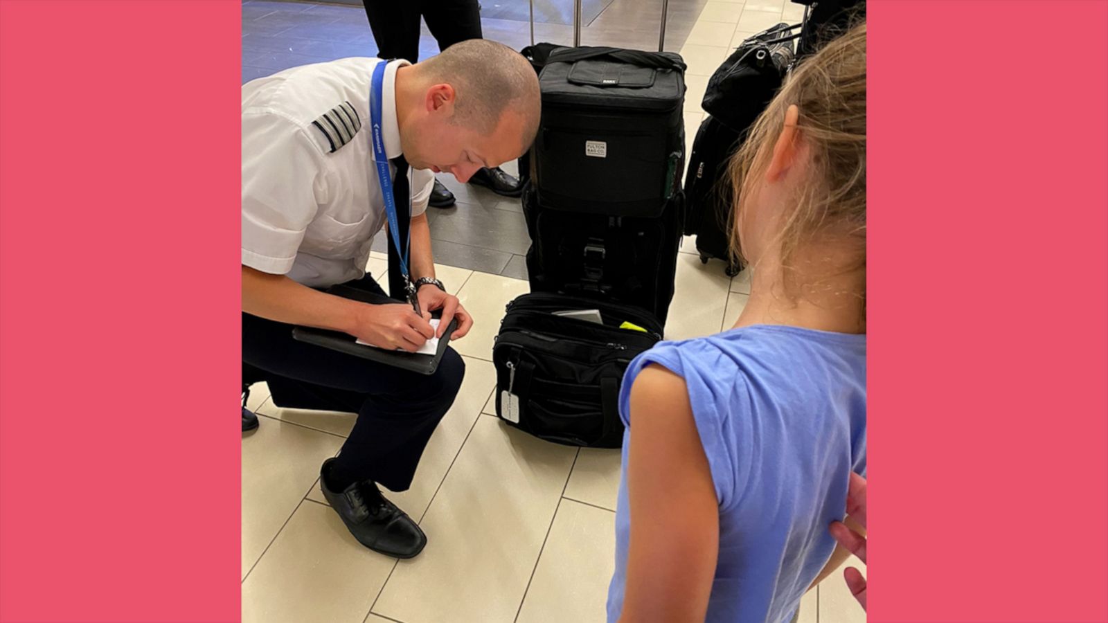 VIDEO: Airline captain wrote letter to the tooth fairy after girl lost tooth on the plane