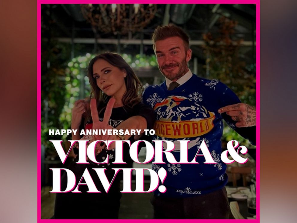 Victoria and David Beckham celebrate 23rd wedding anniversary