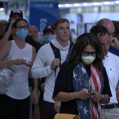 VIDEO: Travel chaos as record number of Americans expected to return home after July 4