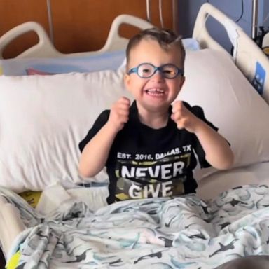 VIDEO: Boy fighting relapsed leukemia has the most adorable reaction to new wagon