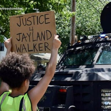 VIDEO: Akron enacts curfew after protests over police killing of Jayland Walker