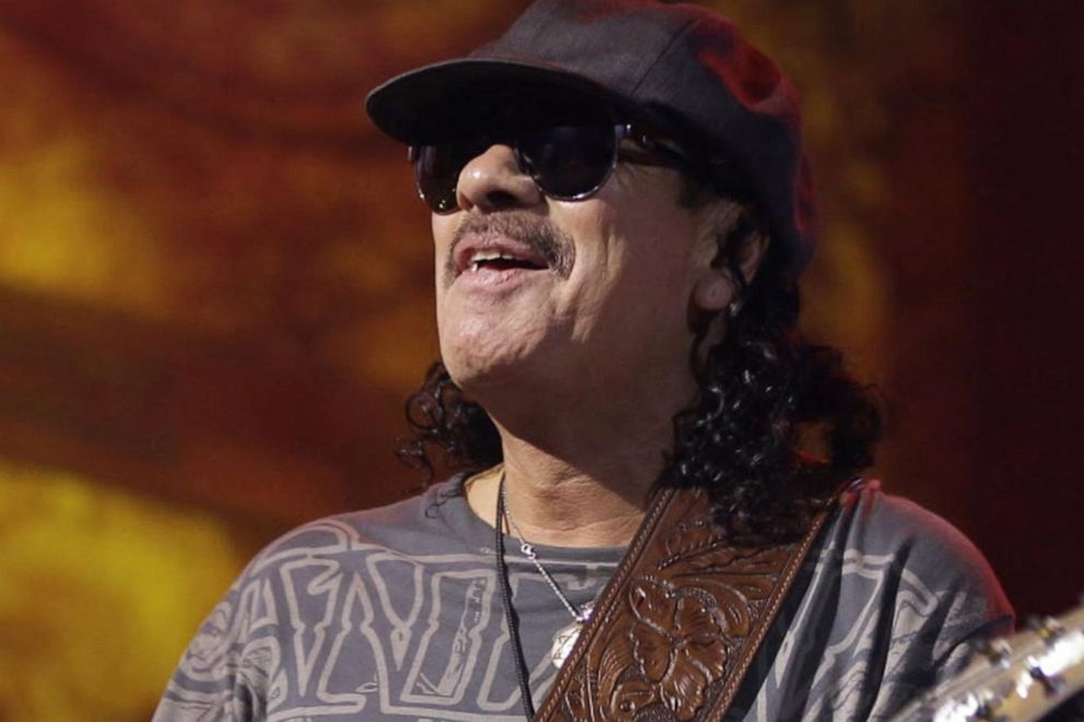 Guitarist Carlos Santana collapsed from dehydration while performing in  Michigan : NPR