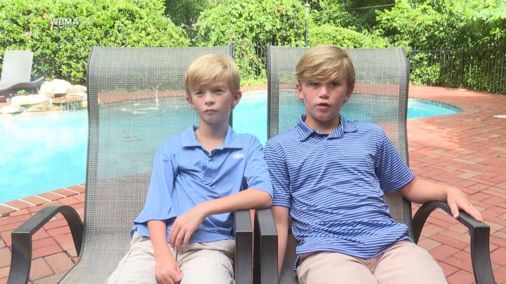 VIDEO: 10-year-old twins rescue drowning dad