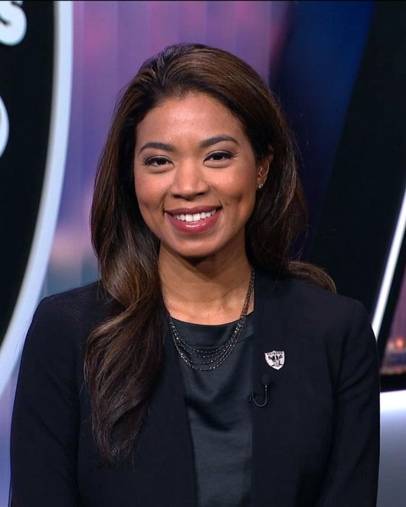 Raiders announce 1st Black female team president in NFL history - ABC News