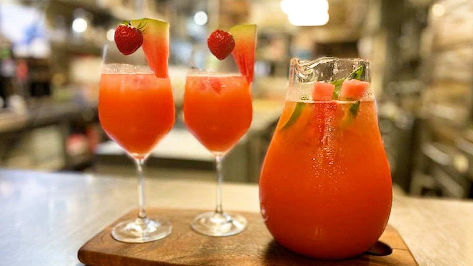 VIDEO: This watermelon and strawberry sangria is so refreshing