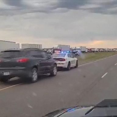 VIDEO: 6 dead in Montana highway pileup after officials say dust storm likely caused crash