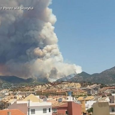 VIDEO: Thousands of firefighters battle wildfires in Europe