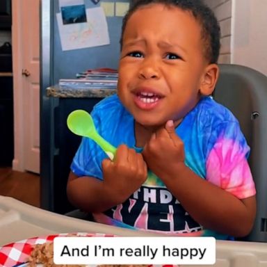 VIDEO: This toddler wants you to know he’s really happy 