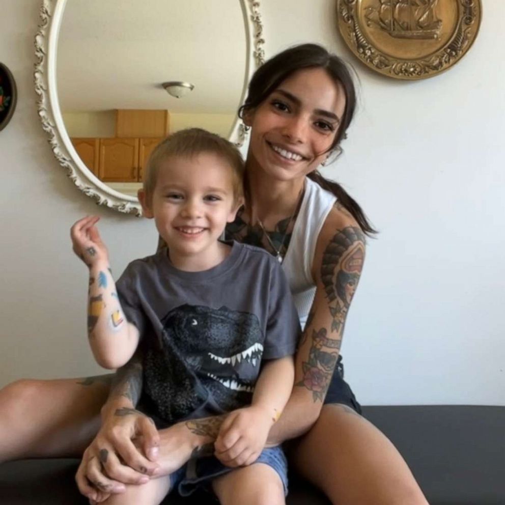PHOTO: VIDEO: Mom creates a ‘tattoo parlor’ for son who wanted matching tattoos