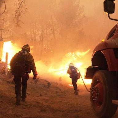 VIDEO: Massive California wildfire erupts