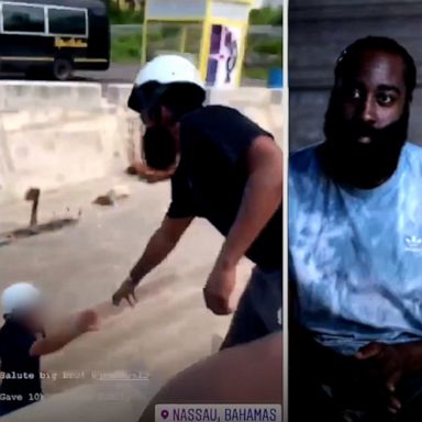 PHOTO: VIDEO: Why James Harden says he gave $2,000 to a family in the Bahamas in viral video