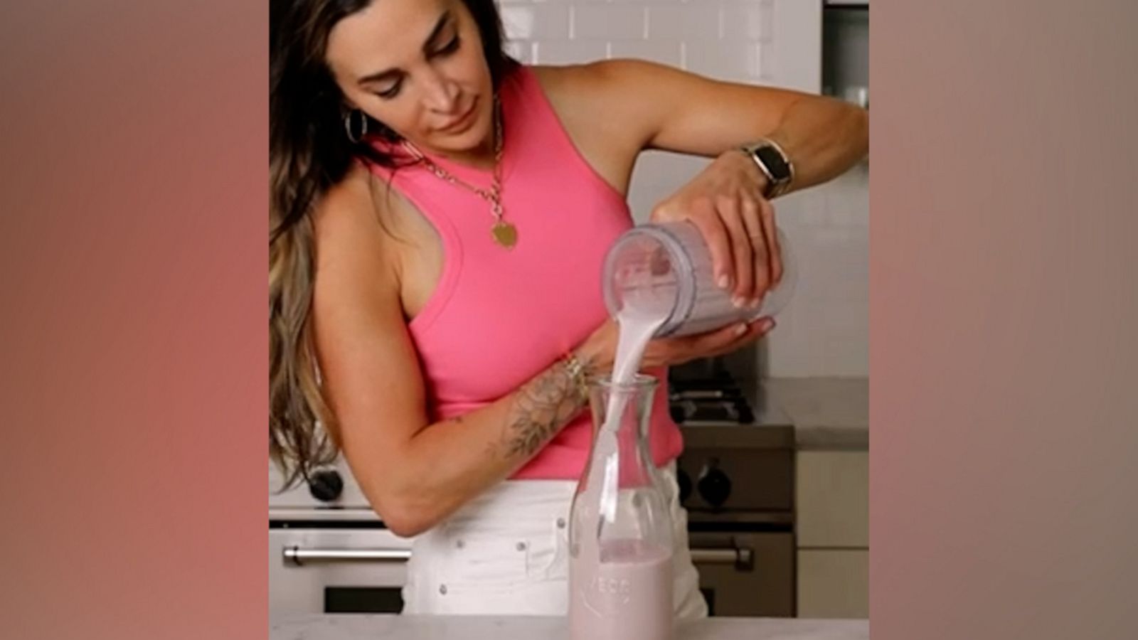 VIDEO: How to make strawberry hemp milk at home