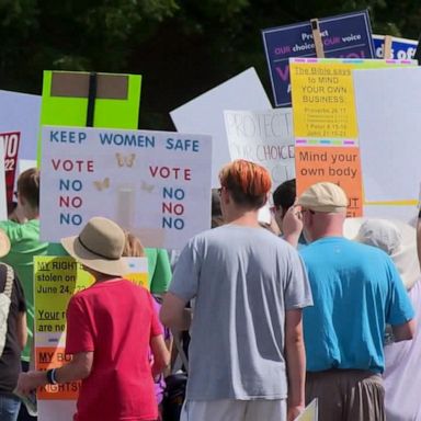 VIDEO: Kansas residents to vote on abortion amendment