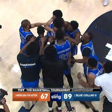 VIDEO: Blue Collar U scores slam dunk to win The Basketball Tournament final